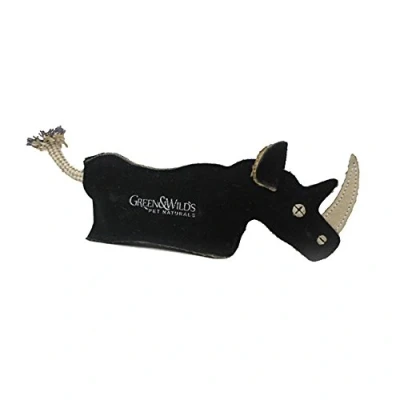 Image of Green &amp; Wilds Eco Dog Toy Ronnie the Rhino