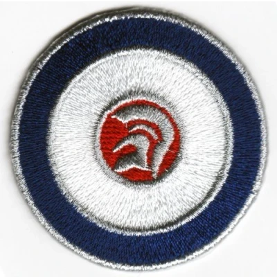 Image of Sew on Iron Embroidered Patch MOD Trojan RAF Roundel Badge