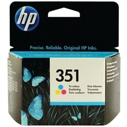 Image of HP 351 Tri colour Original Ink Cartridge (CB337EE)