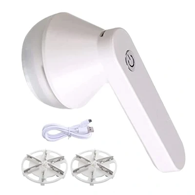 Image of Electric Fabric Shaver, Bobble Remover for Clothes, USB Rechargeable Lint with Replacement Heads, Powerful Fluff Shaver Fuzz Debobbler Blanket Carpet Bobbles Sweater Sofa Fiber