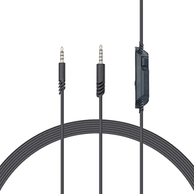 Image of Yaowanguan Replacement Inline Volume Control Cable Wire for ASTRO A10/A40/A30/A50/A40TR Gaming Headsets(1m/3.3 feet, Black)