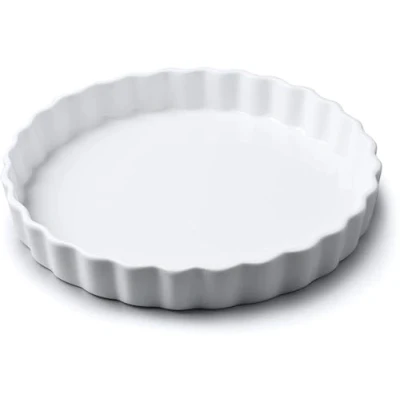 Image of W.M.Bartleet &amp; Sons Round Fluted Flan Dish 22cm