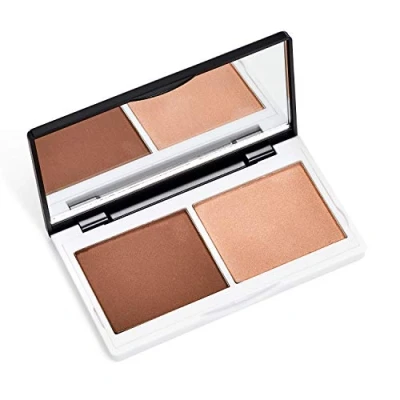Image of Lily Lolo Sculpt &amp; Glow Duo Matte Brown and Champagne 10g