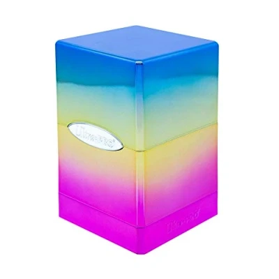 Image of Ultra Pro Hi Gloss Rainbow Satin Tower Deck Box Accessory
