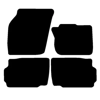Image of Sakura WW8156 Carpet Floor Mat, Black Trim
