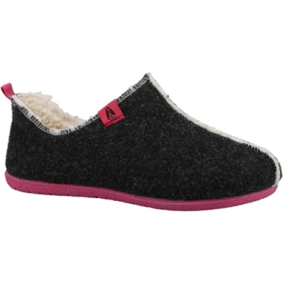 Image of Hush Puppies Women&#039;s Good Slippers, Charcoal, 8 UK