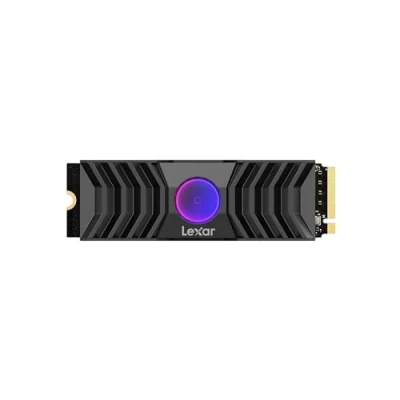 Image of Lexar NM10900 Internal Solid State Drive with PCIe Gen5x4 NVMe M.2 2280 Heatsink, Up to 12000/11000MB/s Read/Write, Gaming, Photography, Editing and Video Design, Black