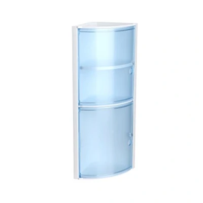 Image of TATAY Corner Cabinet, Polypropylene, Blue, One Size