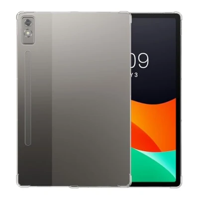 Image of kwmobile Case Compatible with Lenovo P12 (2023) Soft TPU Back Protector Cover for Tablet Transparent