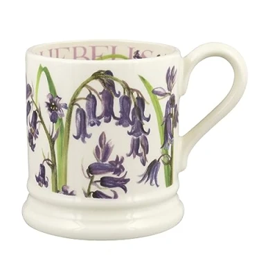 Image of Emma Bridgewater Large Mug 1/2 Pint, Ceramic Coffee Stoneware Mug, Cappuccino, Latte, Coffee, Tea Cup Beautiful Mugs, Birthday Gift Rabbit Bell