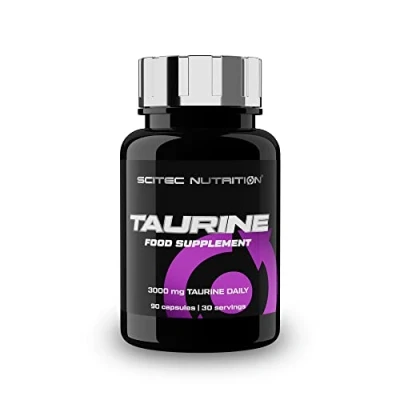 Image of Scitec Nutrition Taurine, Taurine containing Food Supplement Capsules, 90 Capsules