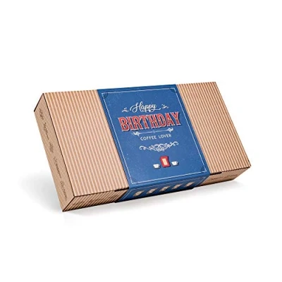 Image of Gourmet Birthday Coffee Gift Set for Men &amp; Women 10 of The World&#039;s Finest Single Estate Specialty Organic Coffees Brew Enjoy Anytime, Anywhere Hamper Style Letterbox Idea Him Her