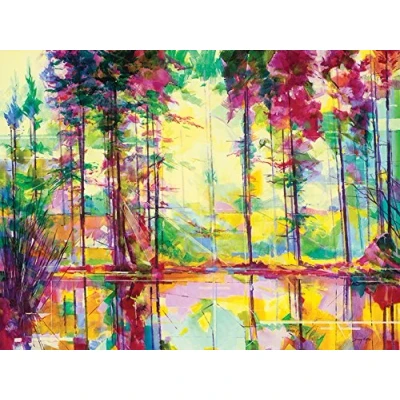 Image of The Art Group Doug Eaton (Meadowcliff Morning) Canvas Print 60 x 80cm, Wood, Multicolour, 80 1.3 cm