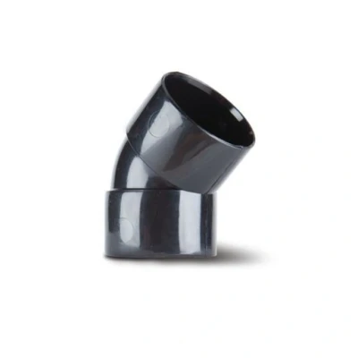 Image of Polypipe Waste Solvent Weld Abs 45 Inch Obtuse Bend Black 32mm Ws17B