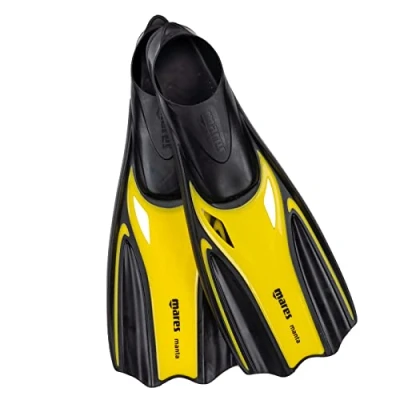 Image of Mares Aquazone Manta, Adult Snorkeling Fins Unisex, Yellow, 42