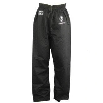 Image of Krav MAGA Combat Plain Black Training Trousers (Pants) 6/190cm