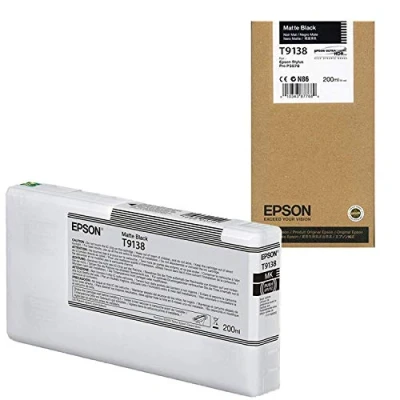 Image of Epson T9138 Matte Black Ink Cartridge (200ml)