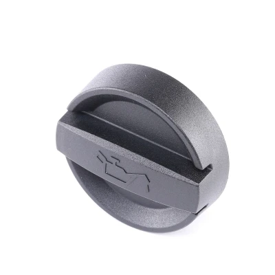 Image of 11124737102, 11127560481, 11128507153, 11128619359, 11128619360 Cap, oil filler FEBI BILSTEIN 103923 black with seal BMW: 3 Saloon, 1 Hatchback, X3