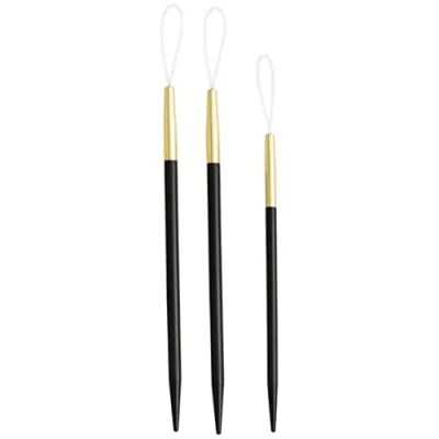 Image of Lantern Moon Finishing Needles, Gold/Black, OS