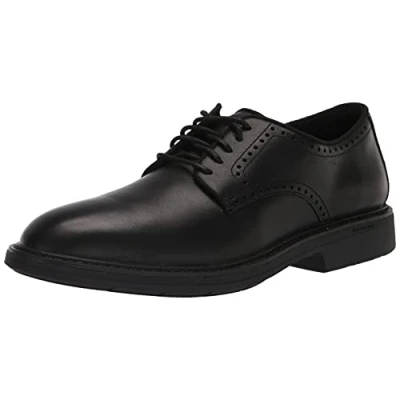 Image of Cole Haan Men&#039;s Goto Plain Toe Ox Oxford, Black Waterproof, 9 UK
