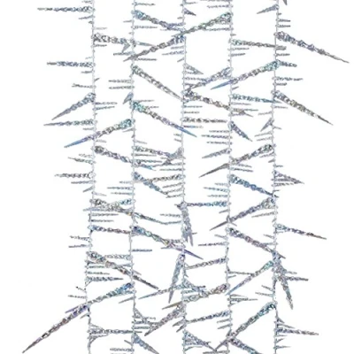 Image of Kurt Adler Crystal Twisted Multicolor Icicle Garland