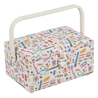 Image of Hobby Gift Medium Sewing Craft Storage Box, Haby Notions
