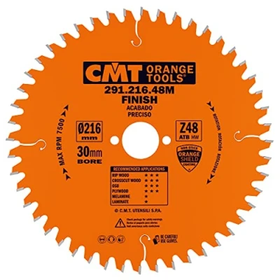 Image of CMT Orange Tools 291.216.48M Circular Saw 216 x 2.8 30 Z 48 ATB 5 Degrees