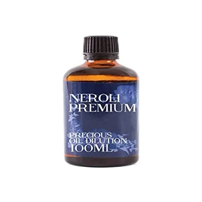 Image of Mystic Moments Neroli Premium Precious Oil Dilution 100ml 3% Jojoba Blend Perfect for Massage, Skincare, Beauty and Aromatherapy