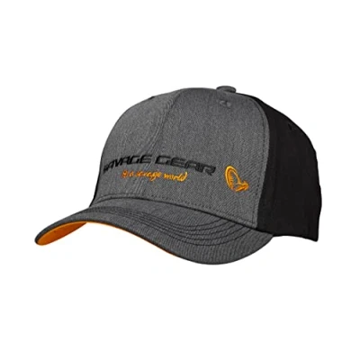 Image of Savage Gear Strike cap Onesize Grey Melange/Black Pet Fishing