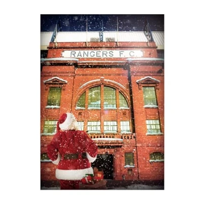 Image of Rangers Football Club FC Ibrox Christmas You&#039;re Simply the Best Greeting Card