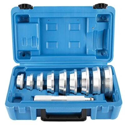 Image of FreeTec 10Pc Aluminum Medium&amp; Big Wheel Bearing Race Seal Bushing Driver Removal Tool