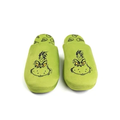 Image of The Grinch Slippers for Men and Women Unisex Green, 8/8.5 UK