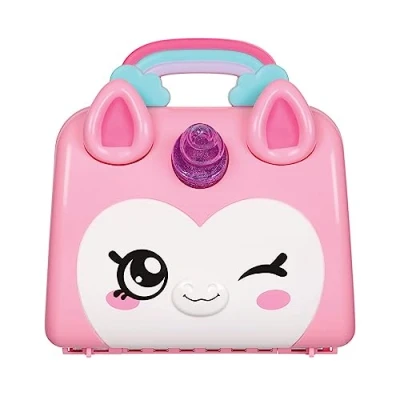 Image of Kindi Kids Hospital Corner Unicorn Doctors Bag Play Set Includes 4 Shopkins Accessories