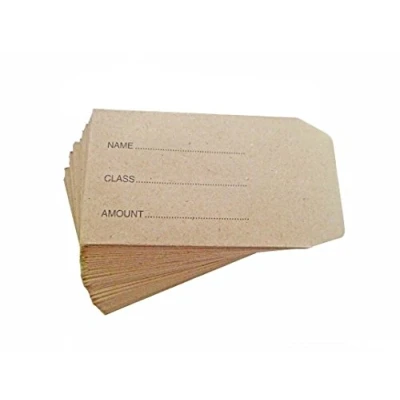 Image of Chiltern Wove Dinner Money Envelopes Pack 200,brown,3x2 inch