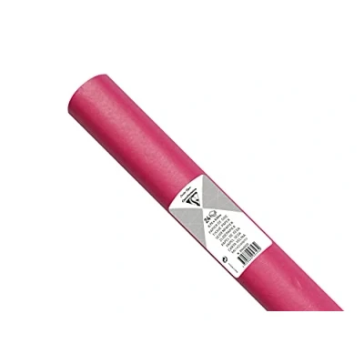 Image of Clairefontaine Ref 394003C Maildor Tissue Paper Roll (24 Sheets) 50 x 75cm, 18gsm Material Suitable for Wrapping, Card Making &amp; Crafting Cyclamen