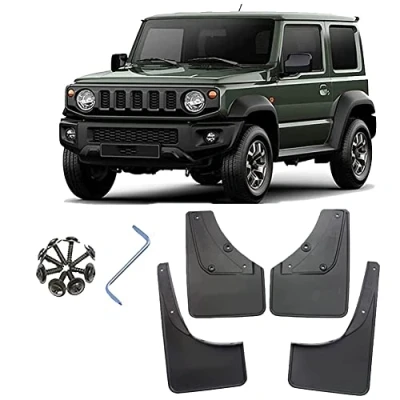 Image of 4Pcs Car Mud Flaps for Suzuki Jimny JB64 JB74 1998 2023, Auto Front Rear Mudguards Splash Guards Full Protection Mudflap Kit Wheel Exterior Styling Accessories,B/2019 2023