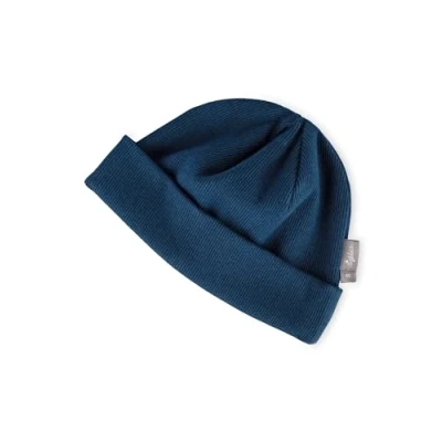 Image of Sigikid Baby Boys&#039; Kinder Mütze Jungen elastischer RIPP mit breitem Umschlag Beanie Bio Baumwolle Hat, Dunkelblau, 38