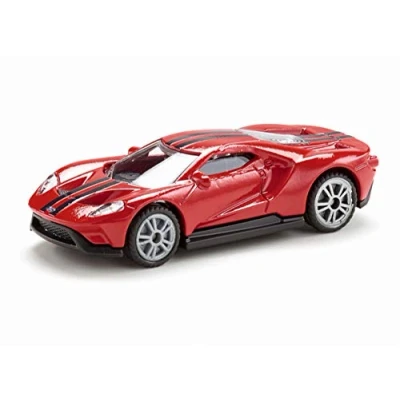 Image of siku 1526, Ford GT Classic Sports Car, Metal/Plastic, Red, Compatible with other models of the same scale
