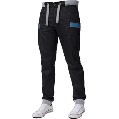 Image of Ze ENZO Men&#039;s Jeggings Jeans * One Size Black W30
