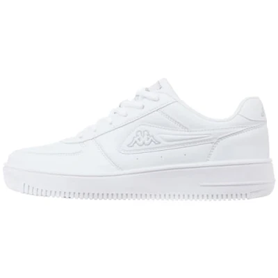 Image of Kappa Unisex Bash Low Top Sneakers, White (White/L`Grey 1014), 10 UK