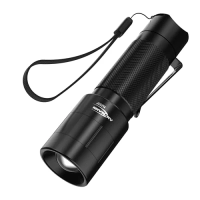 Image of ANSMANN M250F M Series Torch Flashlight Professional for work and outdoor activities Quality stepless focus from spotlight to floodlight
