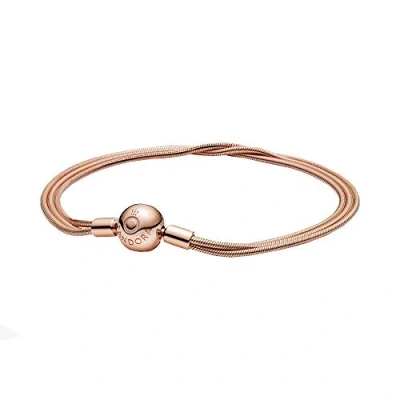 Image of PANDORA 589338C00 Women&#039;s Multi Snake Chain Bracelet, 21cm, Non Precious Metal, No Gemstone.