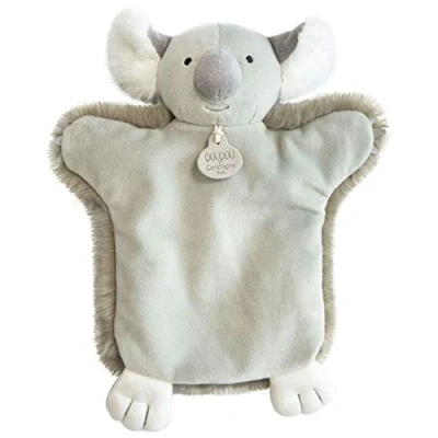 Image of Doudou et Compagnie DC3619 Koala Hand Puppet 25cm Grey/White