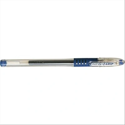 Image of Pilot Set of 6 G1 Grip Ballpoint Pens Fine Point Blue Gel Inkaa