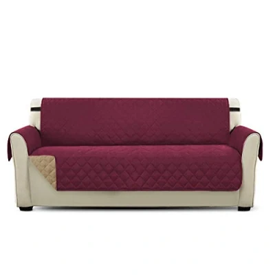 Image of PETCUTE Sofa cover couch covers Protector 3 Seater Dog Cat Furniture Wine red