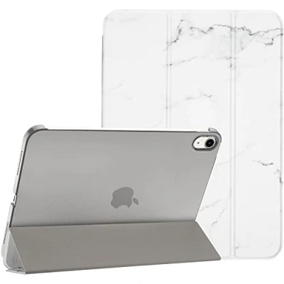 Image of ProCase for iPad 10th Generation Case 2022 10.9 Inch, Cover Case, 10 Gen A2696 A2757 A2777 Whitemarble