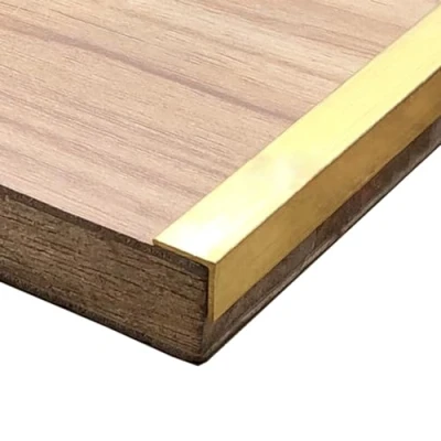 Image of CMYUN Solid Brass Stair Edge Protector/Stair Nosing Strips, Indoor Outdoor Step Tread Trim Guard, Non slip Edging Trim/Transition Strip