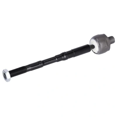 Image of D85214BA0A, D85214BA0AS1 Inner Tie Rod FEBI BILSTEIN 107916 Front Axle Left, Right 234mm with lock nut NISSAN: X Trail
