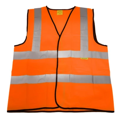 Image of Worksafe Hi Vis Orange Waistcoat (Site and Road Use) Medium