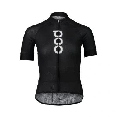 Image of POC Essential ROAD LOGO Cycling Jersey, Women&#039;s, Size: XS, Uranium black